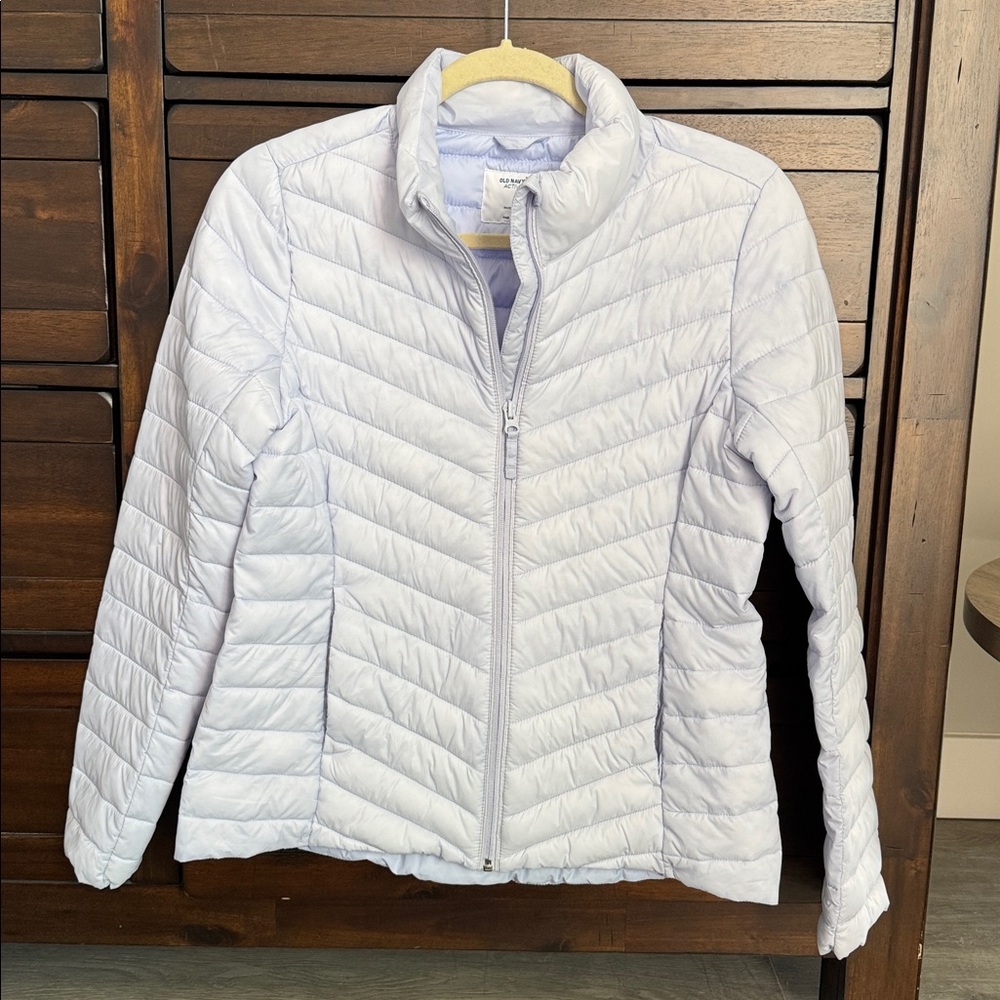 Purple Athletic Quilted Jacket